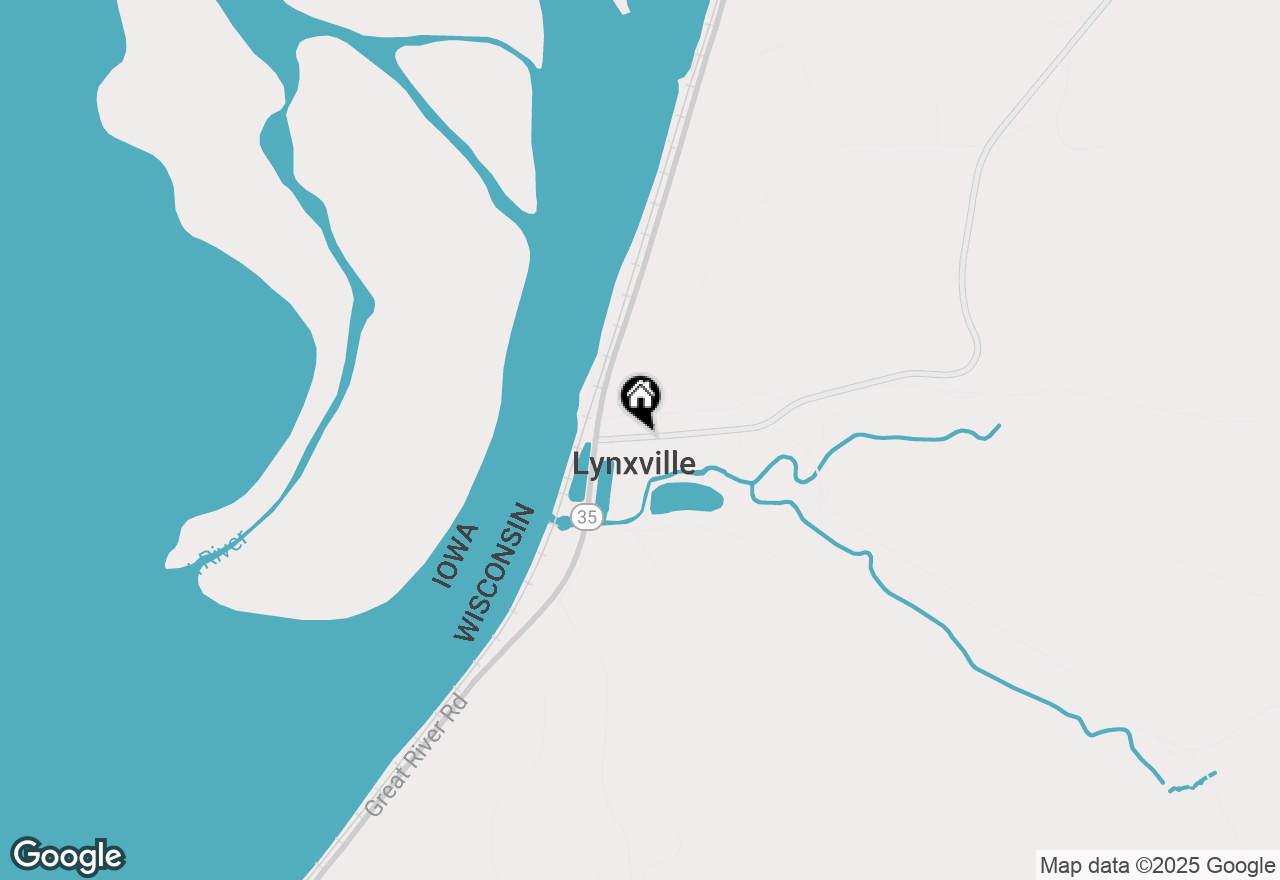 Map of 319 Spring St, Lynxville, WI 54626