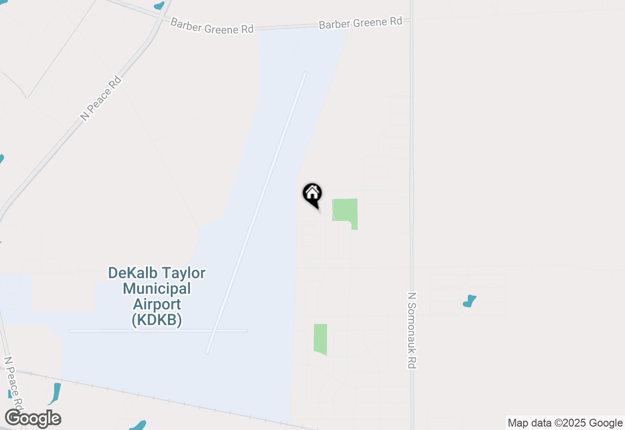 Map of 233 Judy Lane, Cortland, IL 60112