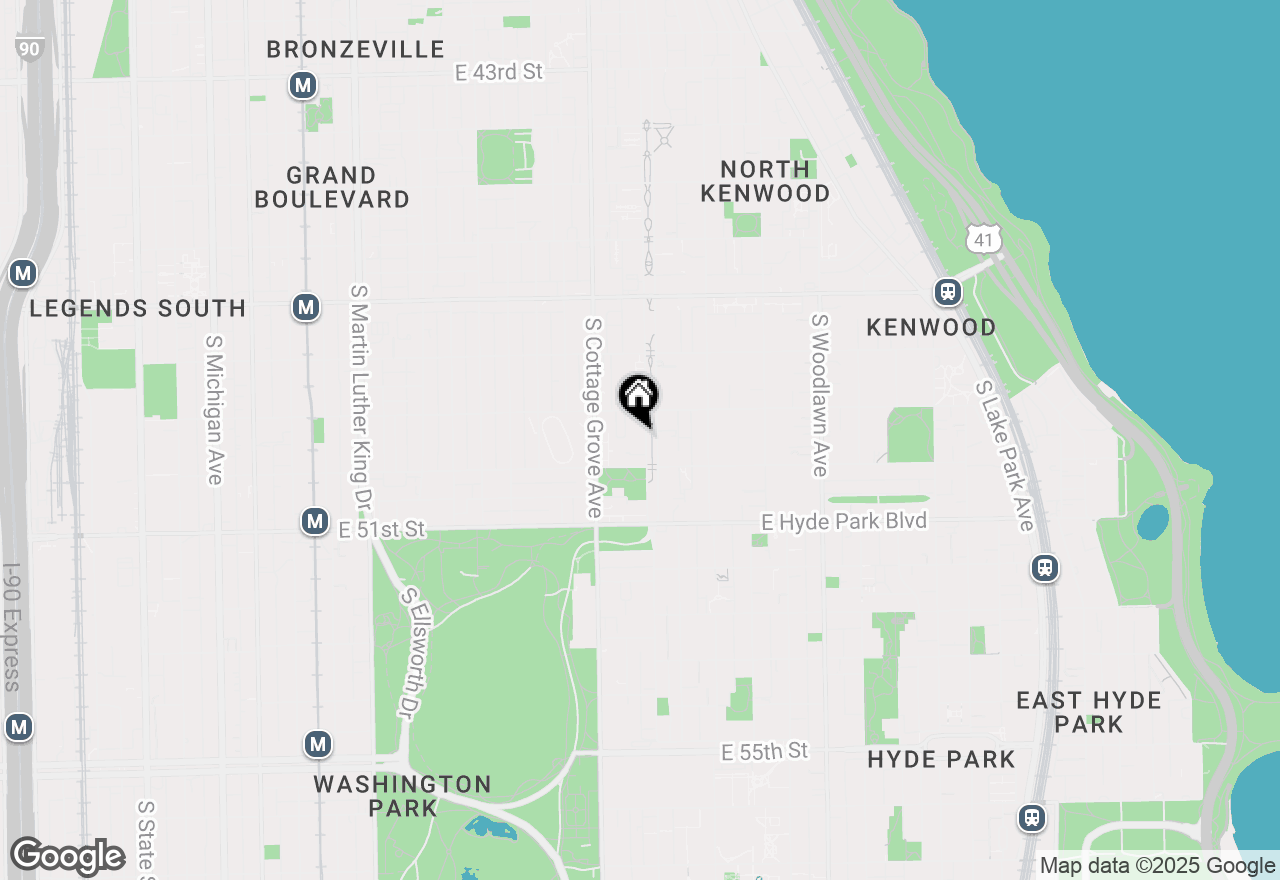 Map of 4938 S Drexel Boulevard #206, Chicago, IL 60615