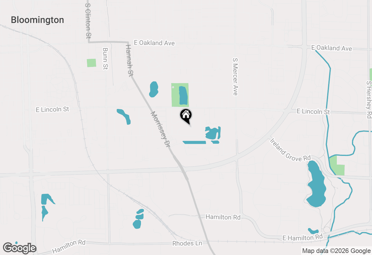 Map of 219 Magnolia Drive, Bloomington, IL 61701