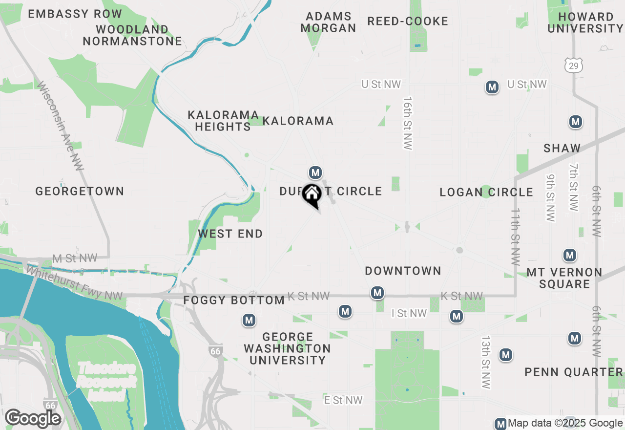 Map of 1330 New Hampshire Avenue Nw #424, Washington, DC 20036