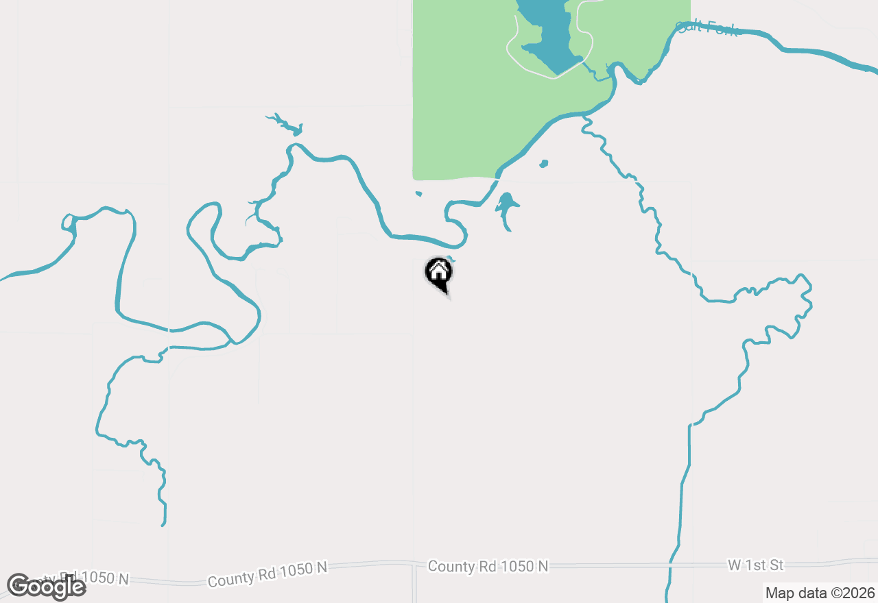 Map of 1174 County Road 2500, Homer, IL 61849