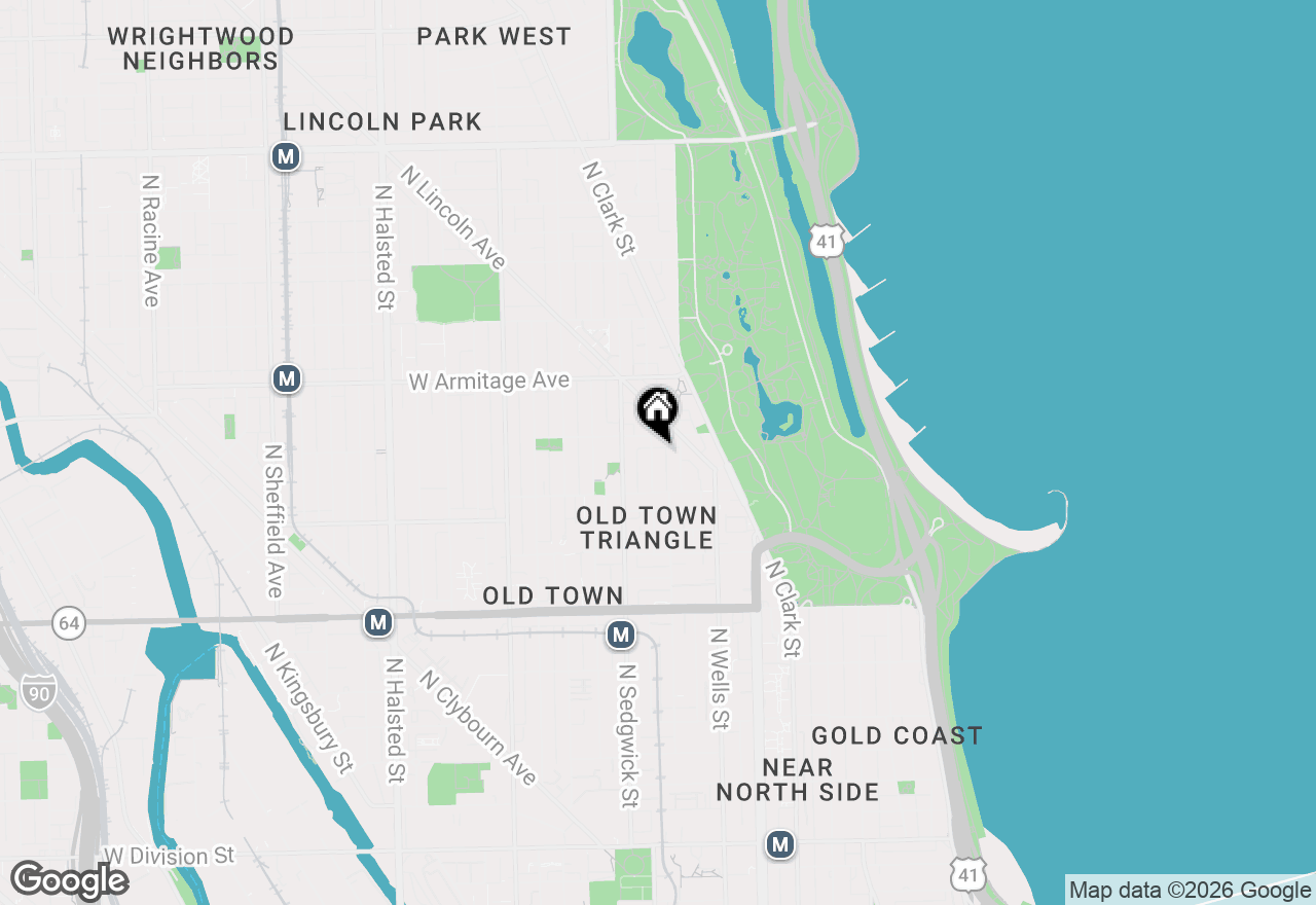 Map of 1841 N Orleans Street, Chicago, IL 60614