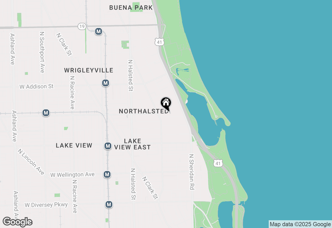 Map of 540 W Roscoe Street #576, Chicago, IL 60657