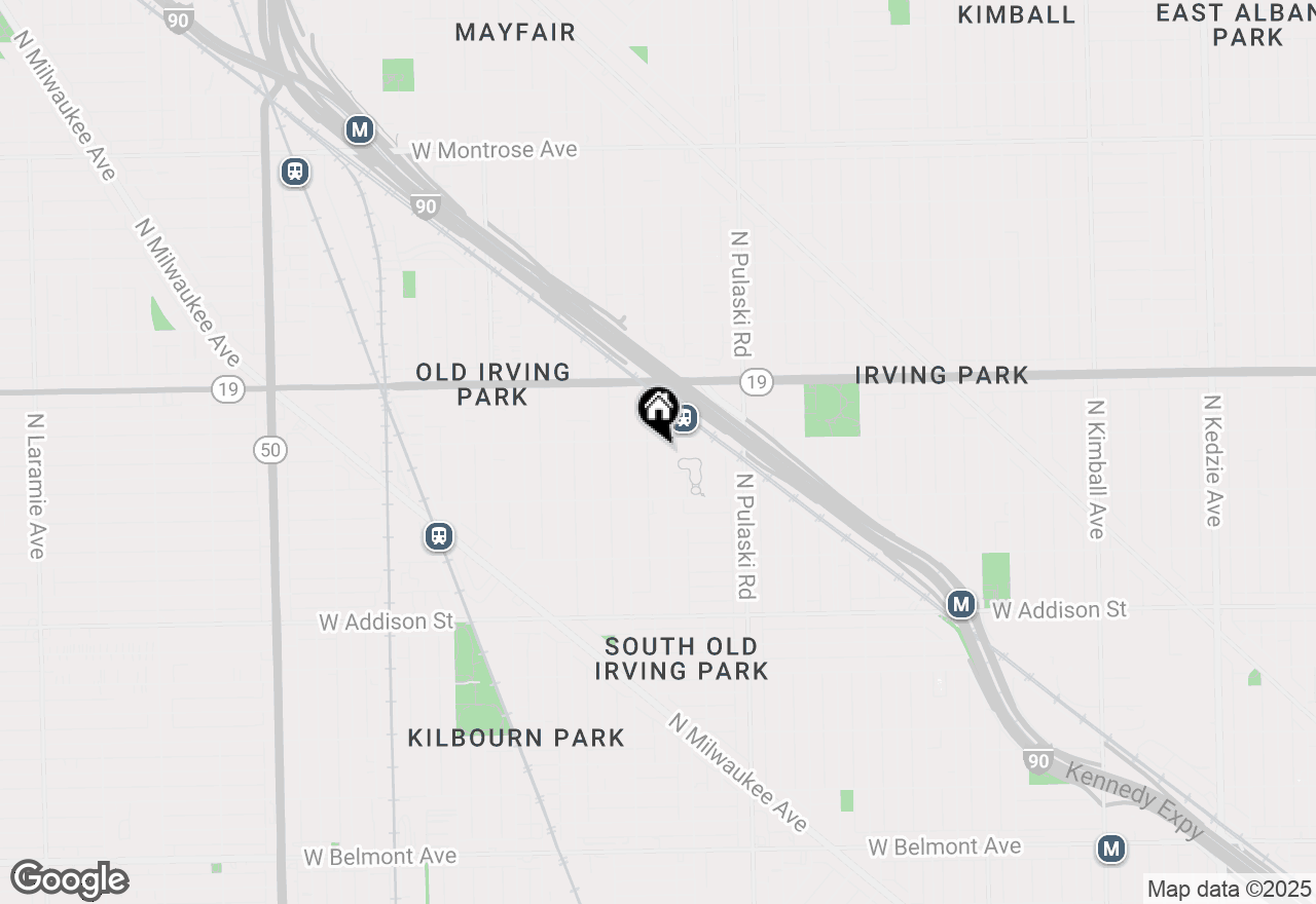 Map of 3846 N Kedvale Avenue, Chicago, IL 60641