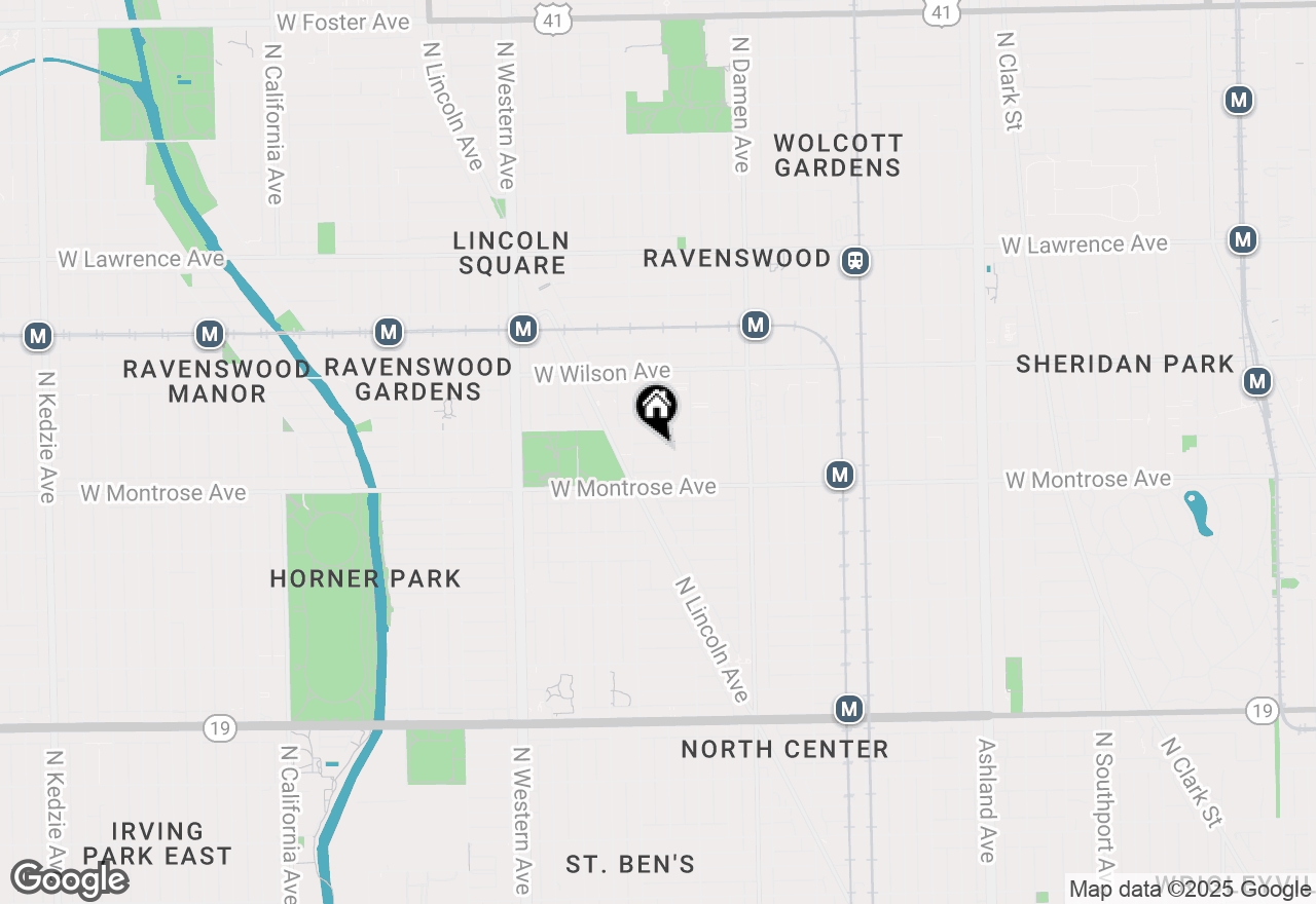 Map of 2132 W Agatite Avenue, Chicago, IL 60625