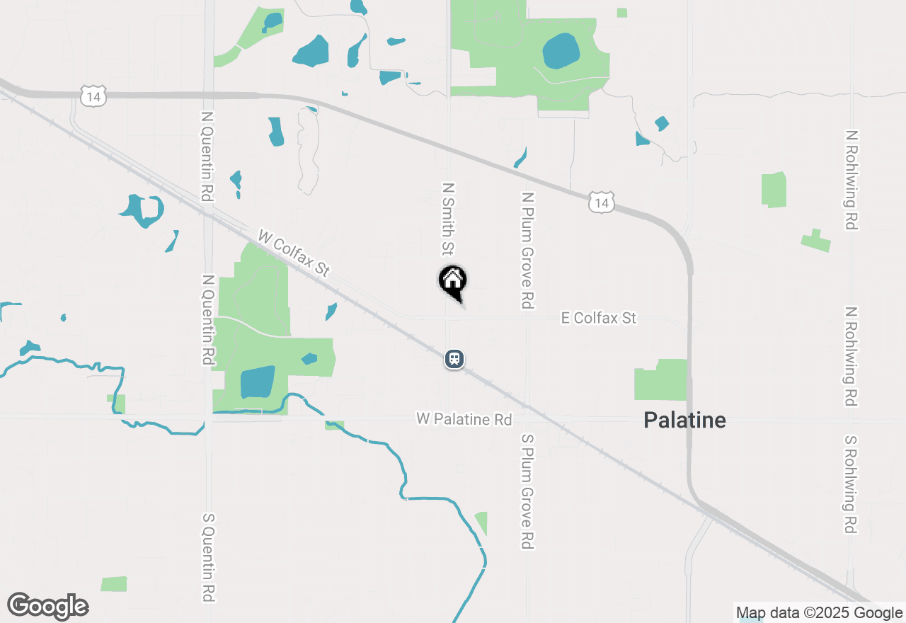 Map of 235 N Smith Street #310, Palatine, IL 60067