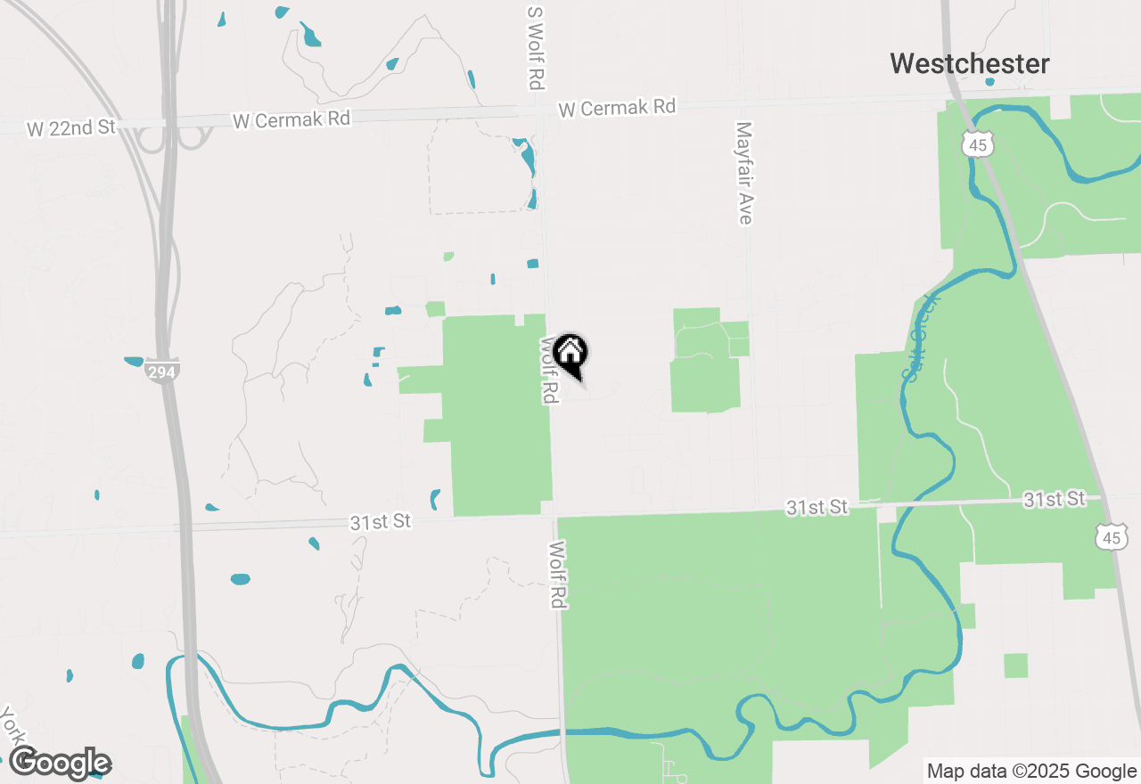 Map of 22 Kings Court #22, Westchester, IL 60154