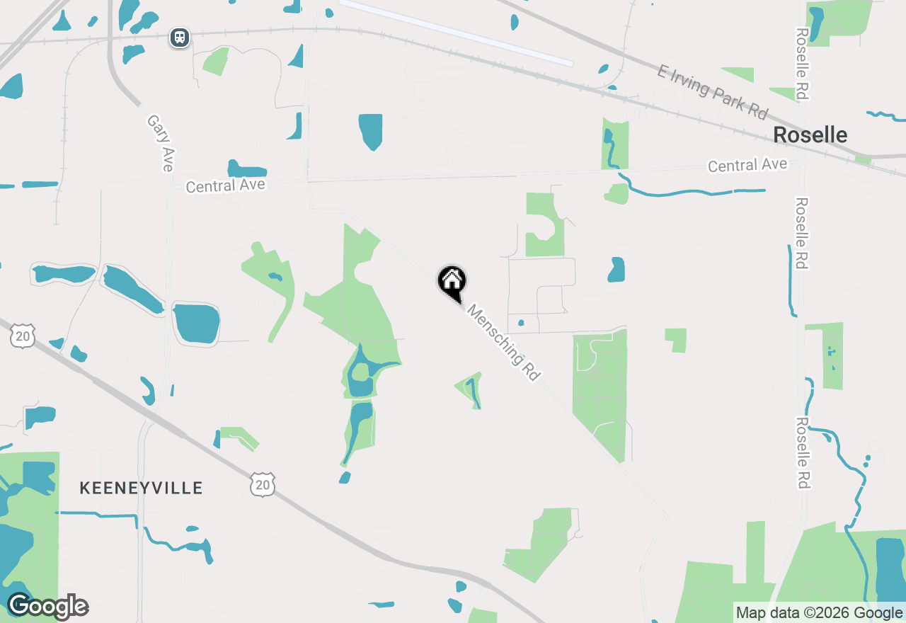 Map of 340 Stonehurst Lane, Roselle, IL 60172