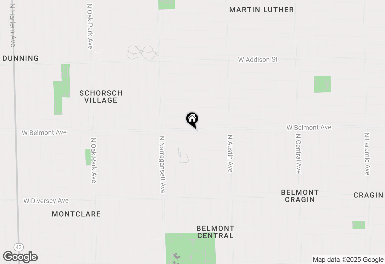 Map of 6211 W Belmont Avenue, Chicago, IL 60634