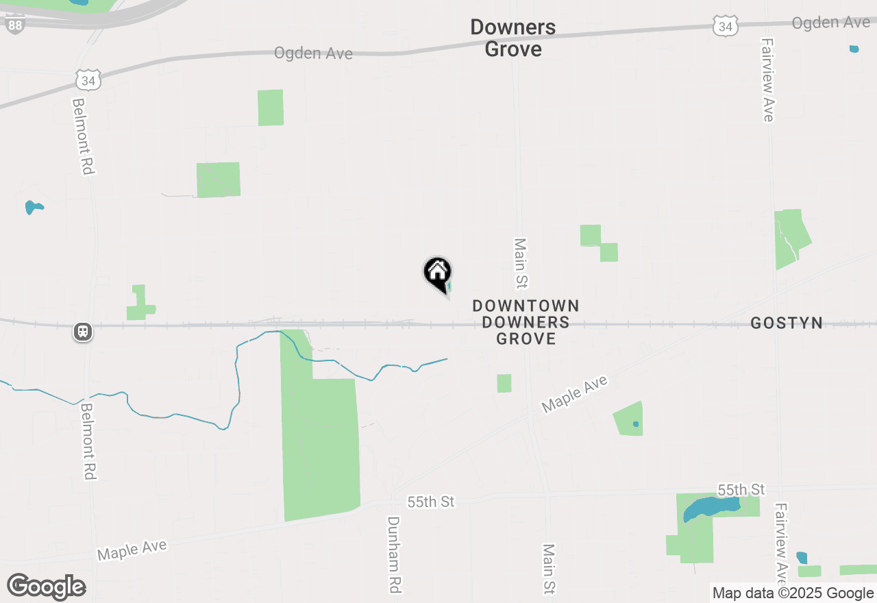 Map of 4946 Linscott Avenue, Downers Grove, IL 60515