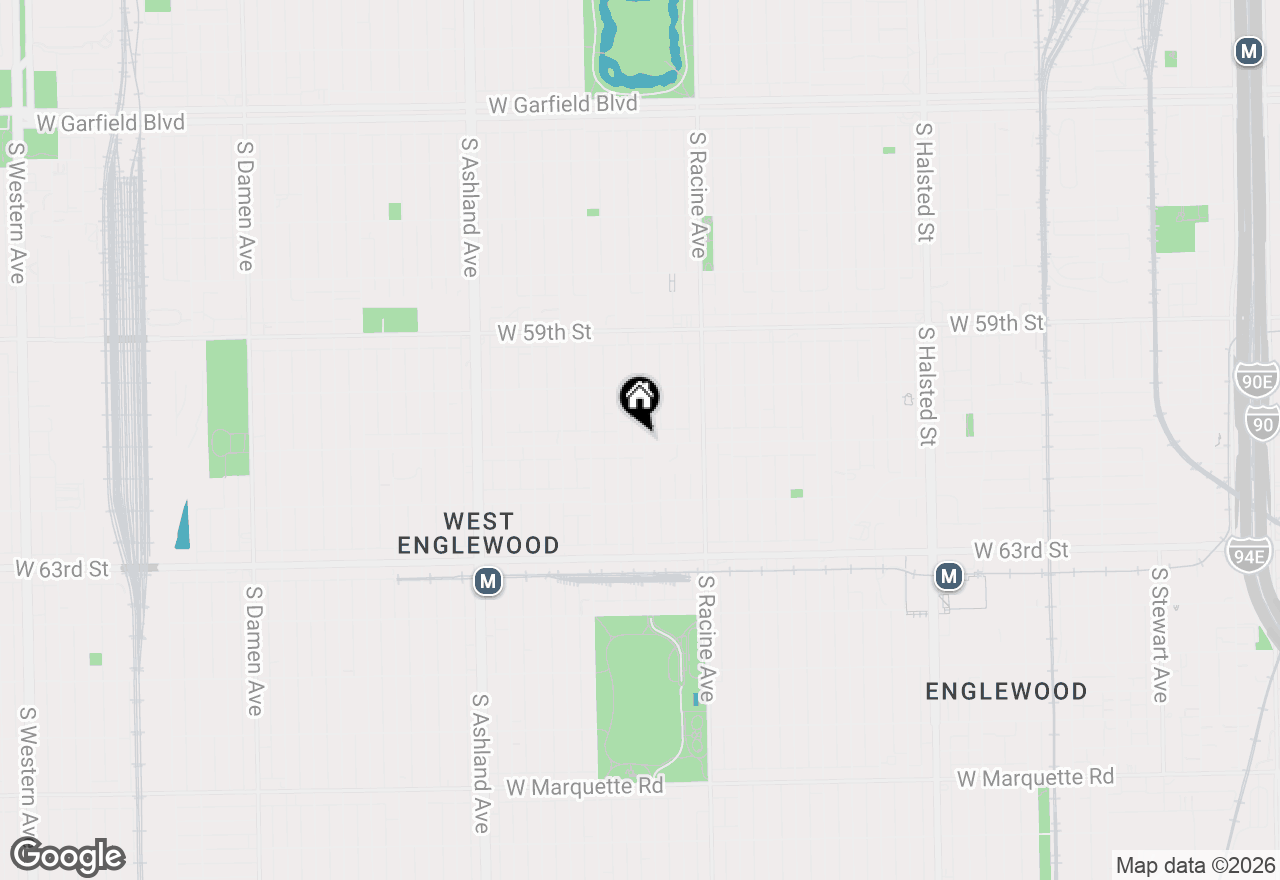 Map of 6058 S Throop Street, Chicago, IL 60636