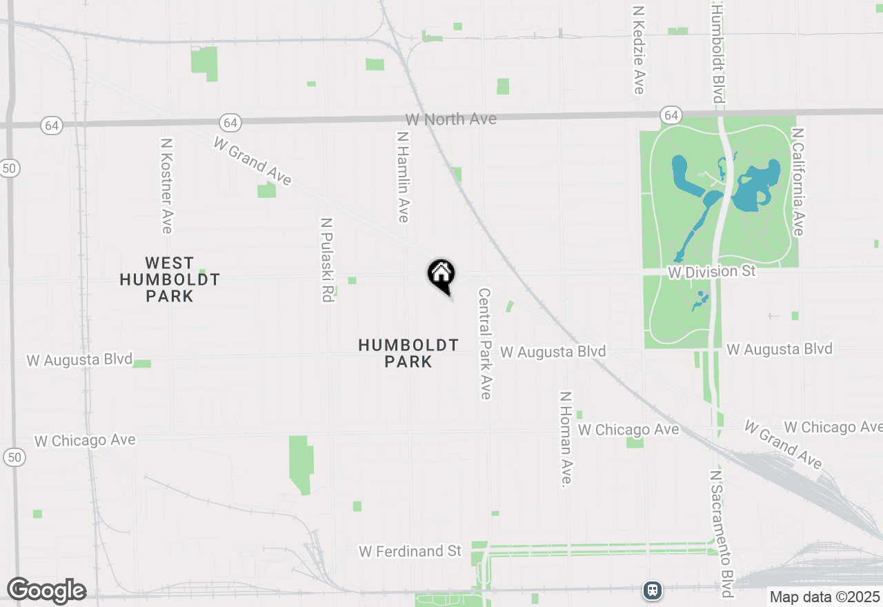 Map of (Address confidential), Chicago, Illinois 60651