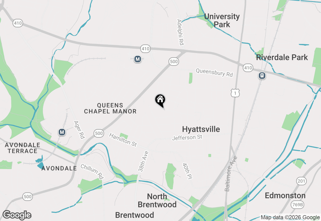 Map of 3913 Madison Street, Hyattsville, MD 20781