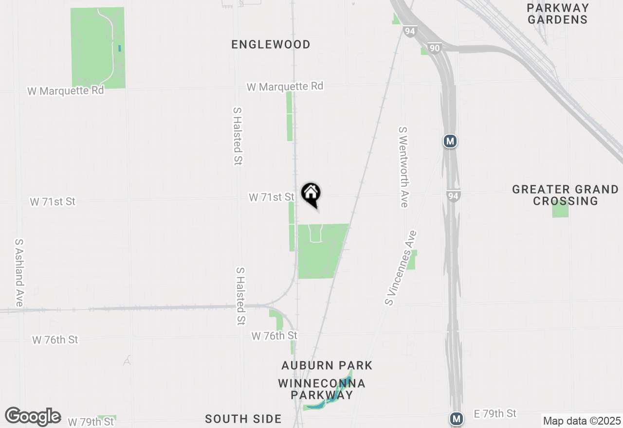 Map of 7139 S Parnell Avenue, Chicago, IL 60621