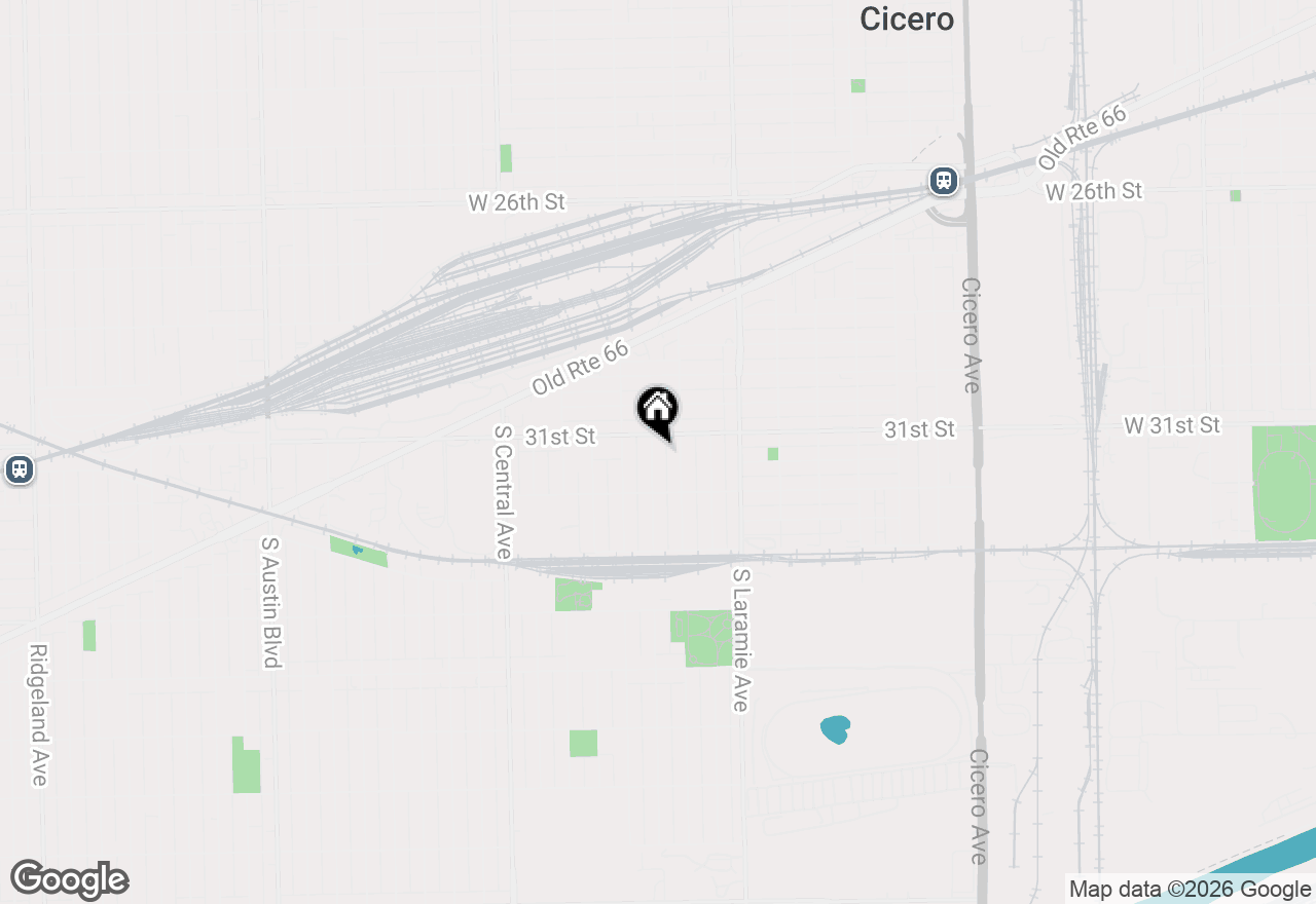 Map of 3115 S 53rd Court, Cicero, IL 60804