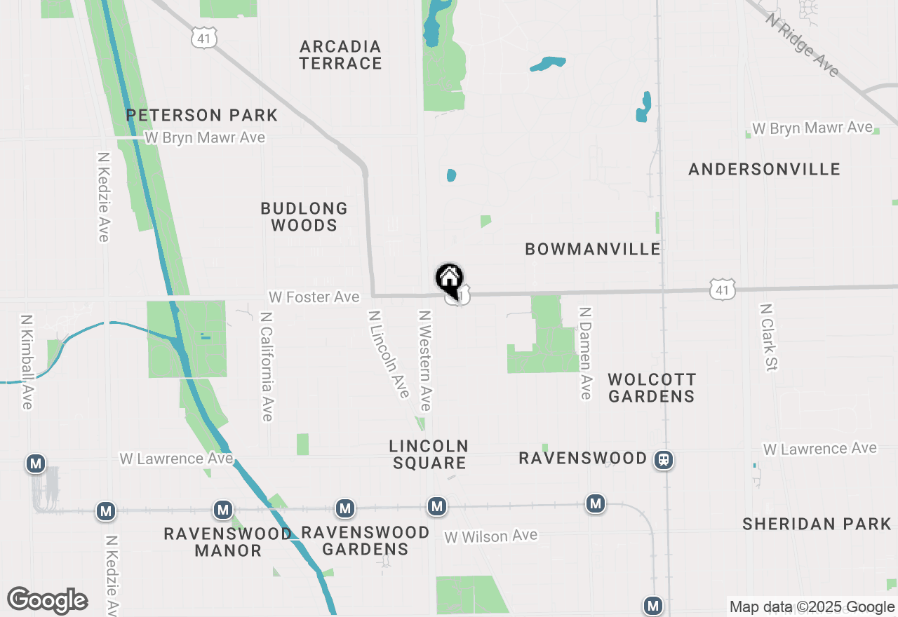 Map of (Address confidential), Chicago, Illinois 60625