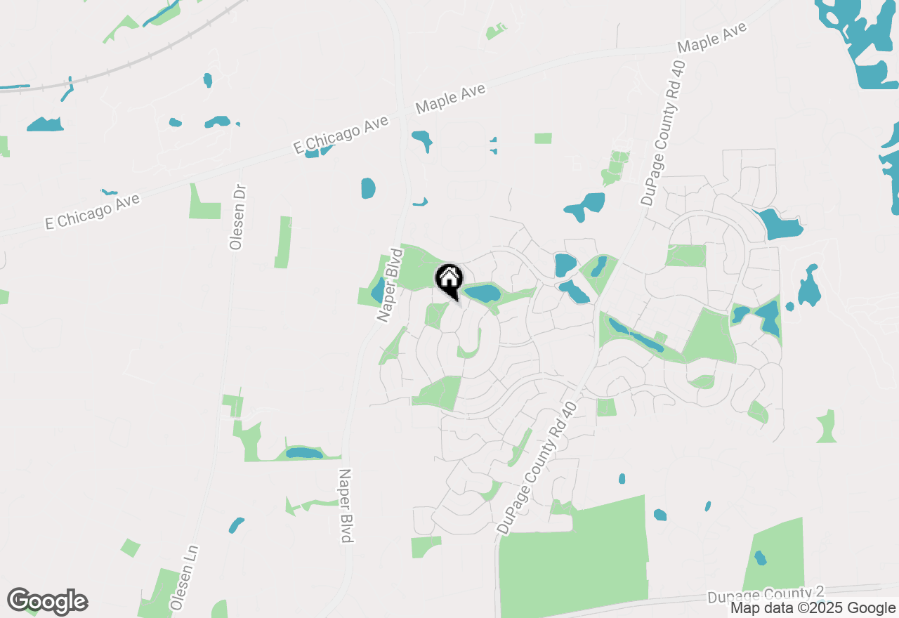 Map of 6322 Knollwood Court, Lisle, IL 60532