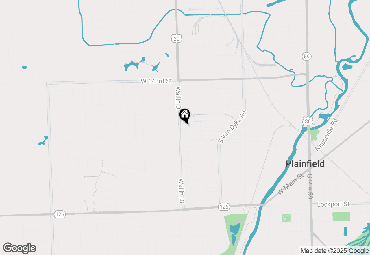 Map of 14516 Thomas Jefferson Drive #-, Plainfield, IL 60544