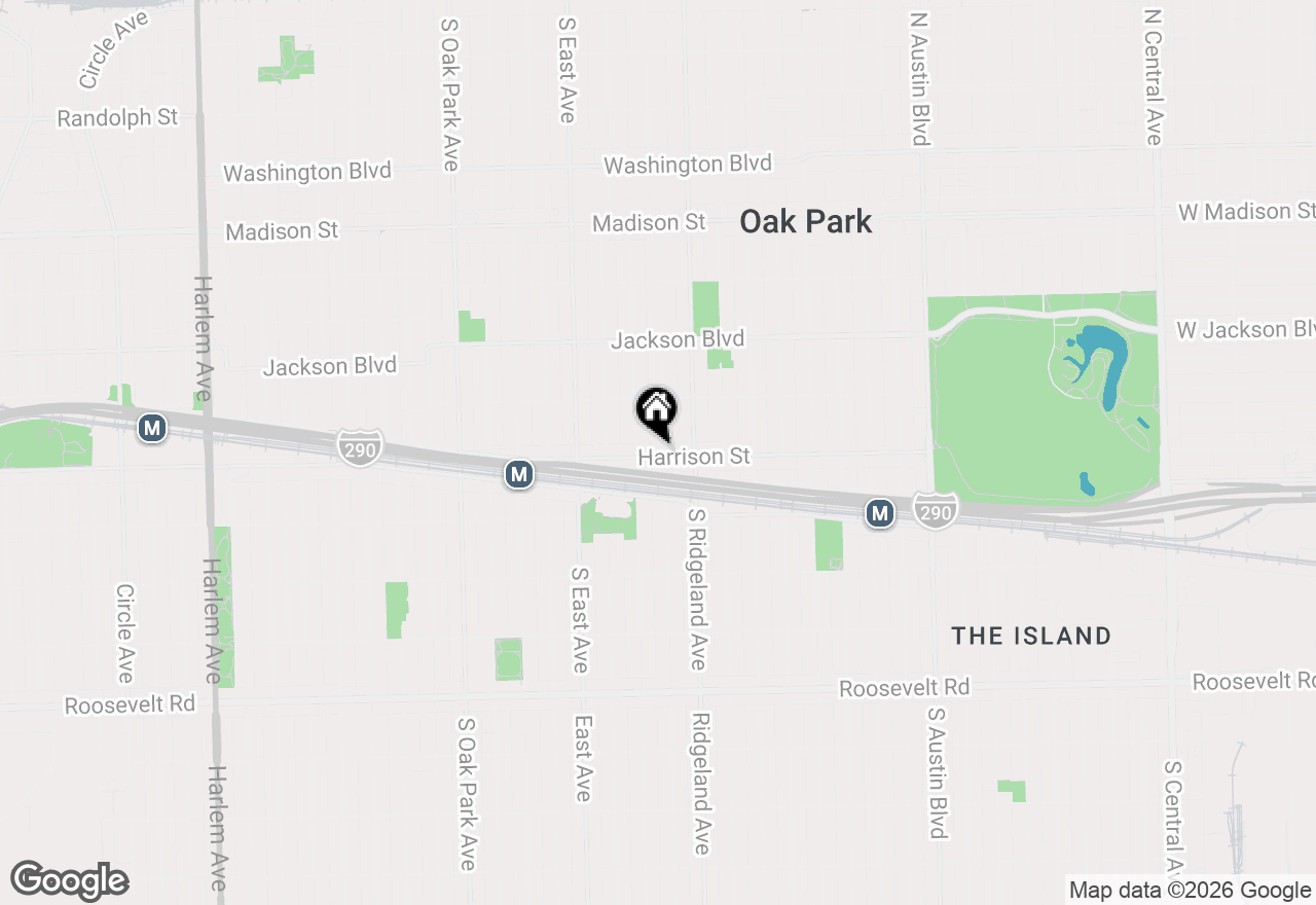 Map of 432 Harrison Street #3, Oak Park, IL 60304