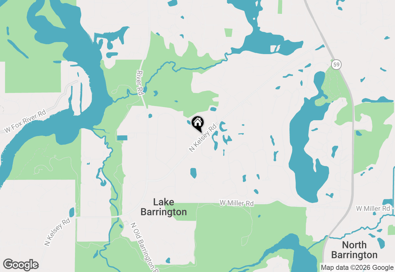 Map of 24462 N Kelsey Road, Barrington, IL 60010
