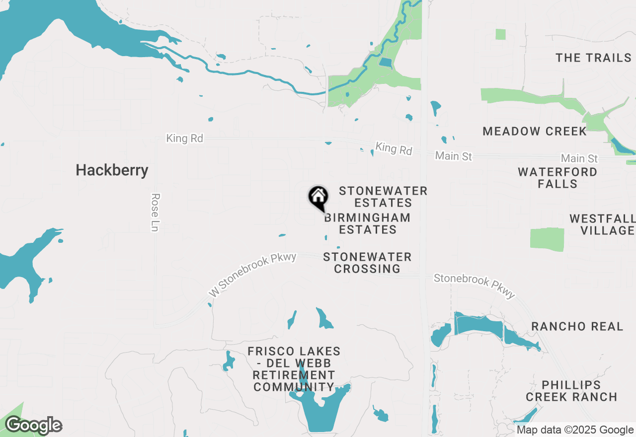 Map of 8480 Kincaid Lane, Frisco, TX 75036