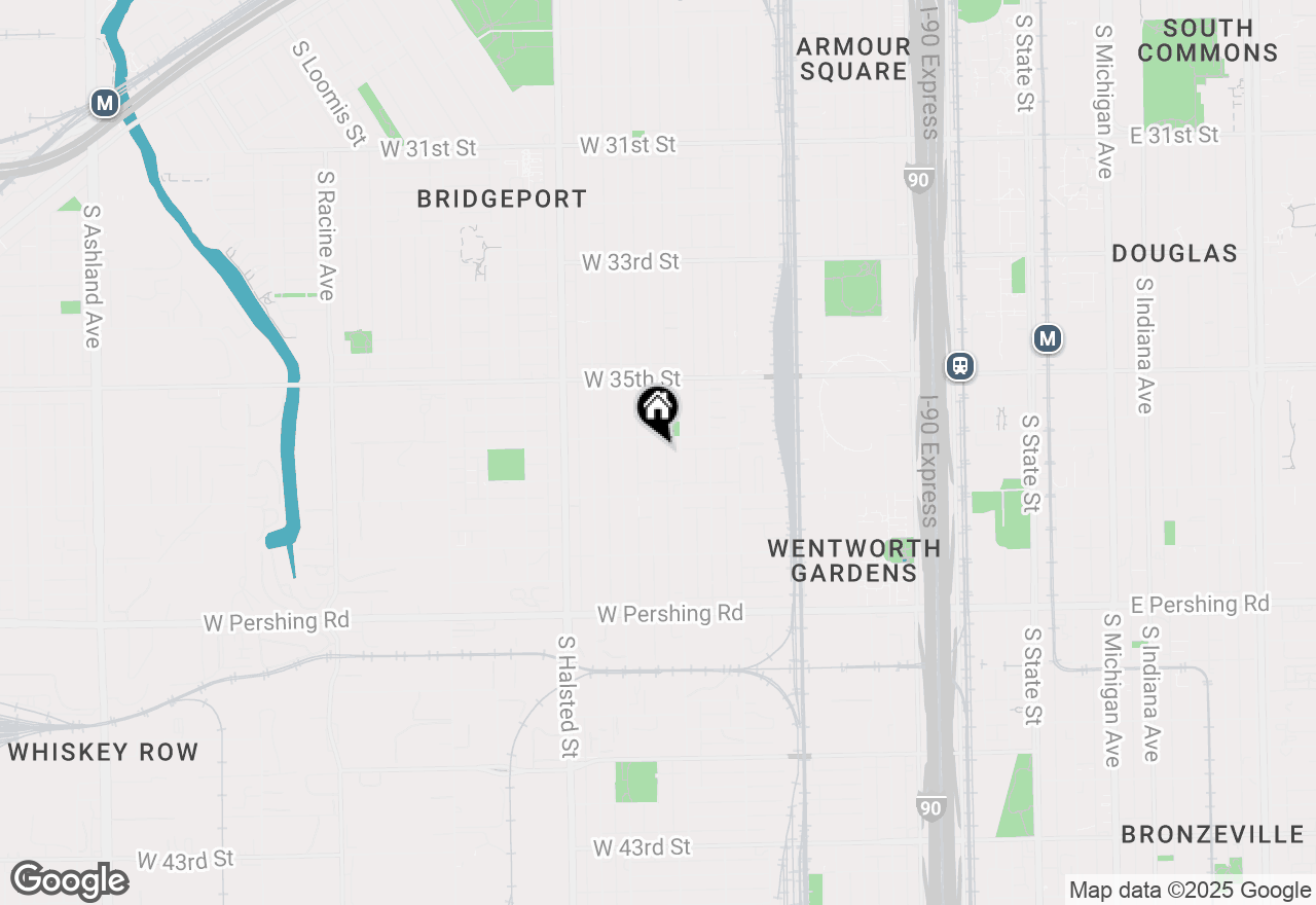 Map of 3613 S Lowe Avenue, Chicago, IL 60609