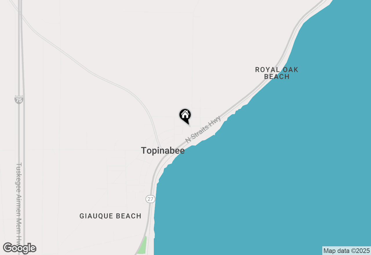 Map of 5043 Wilder Street, Topinabee, MI 49791