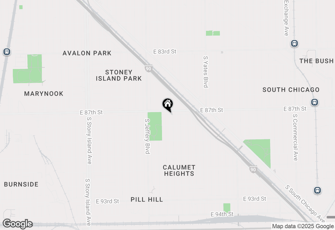 Map of (Address confidential), Chicago, Illinois 60617