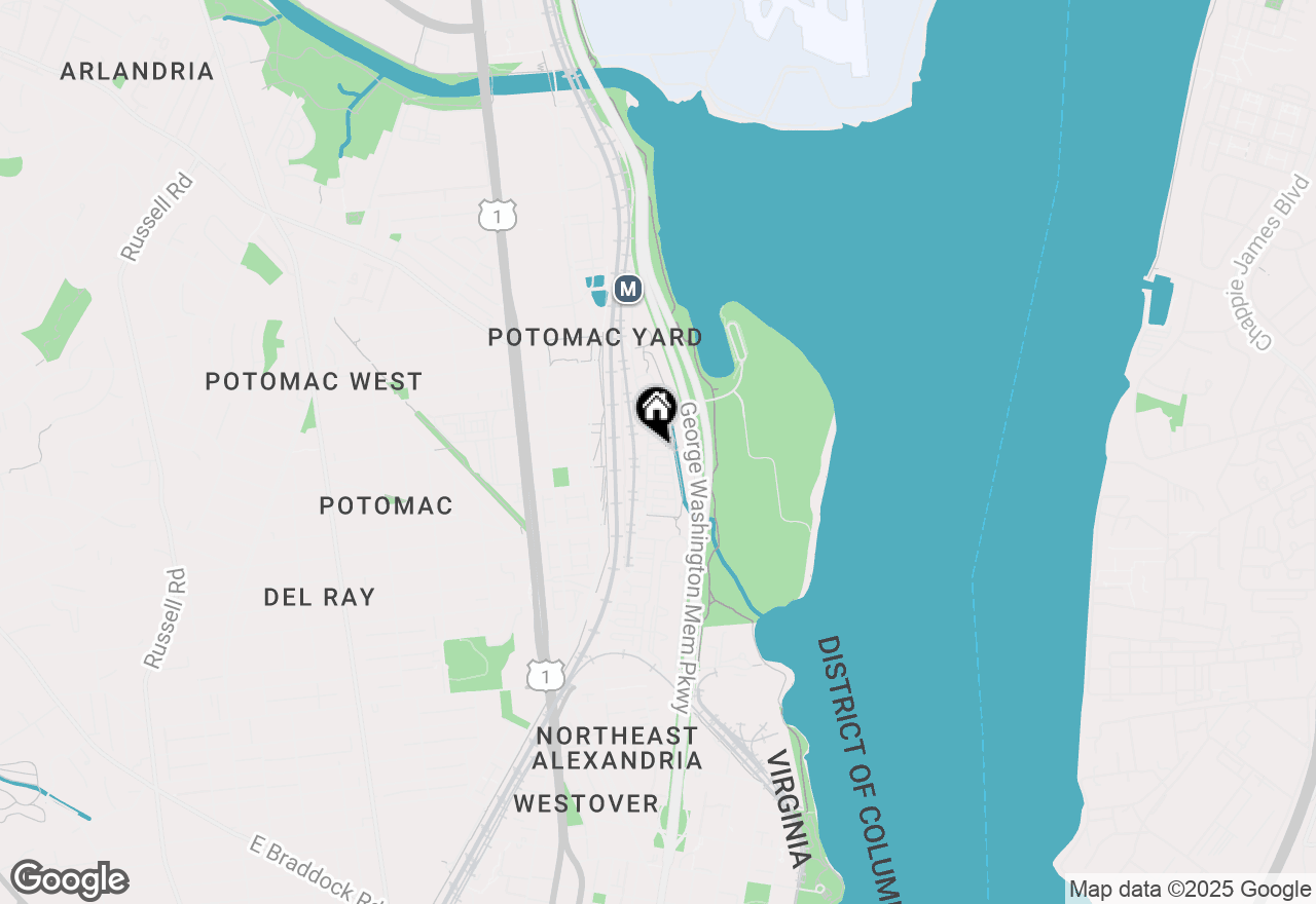 Map of 708 Rose Square, Alexandria, VA 22314