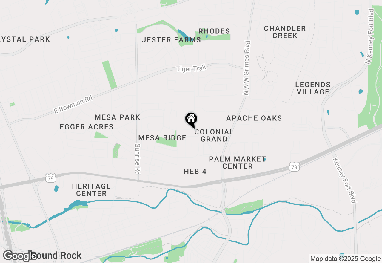 Map of 1635 Bayland St, Round Rock, TX 78664