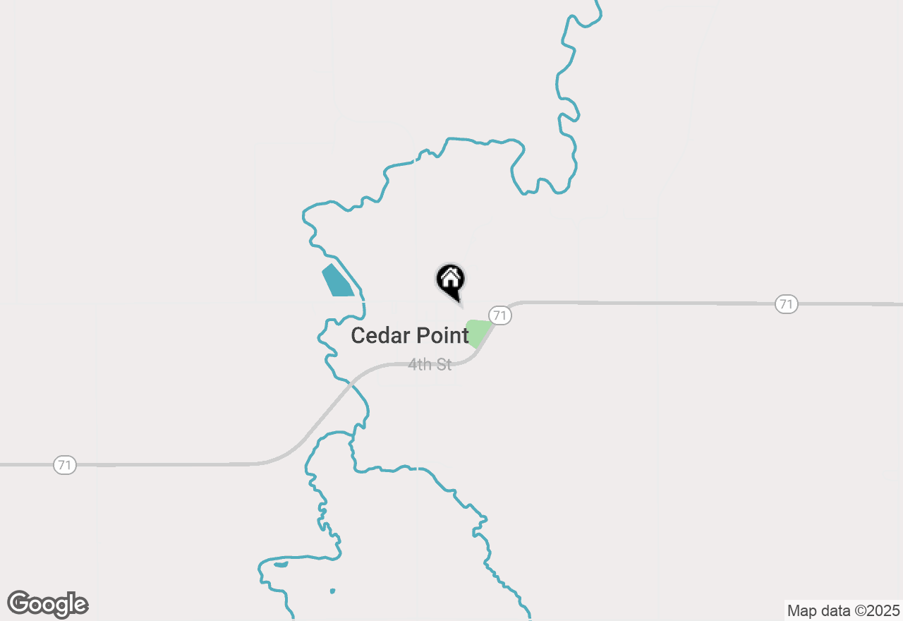 Map of 219 E 1st Street, Cedar Point, IL 61316