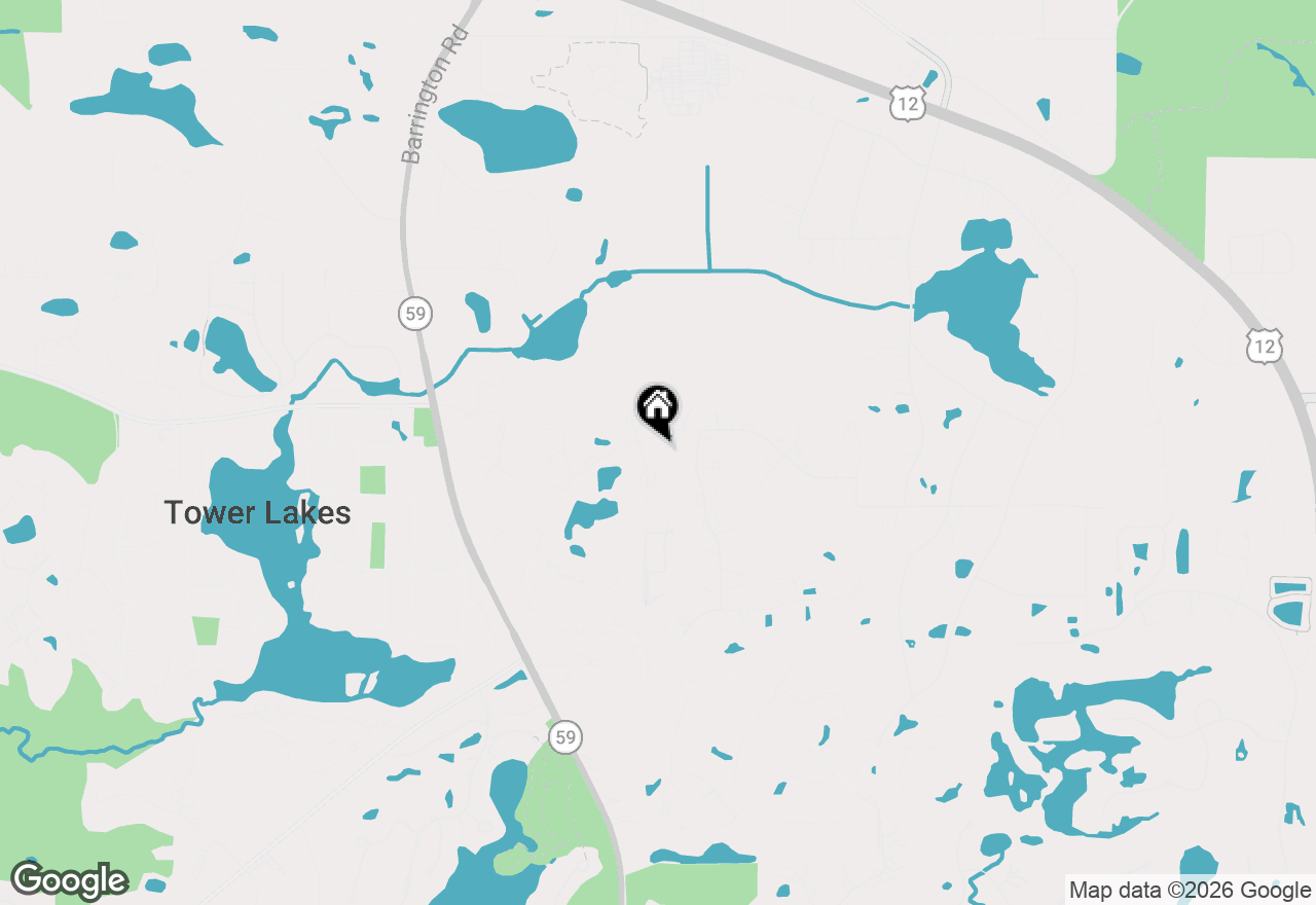 Map of 25955 Timberlake Road, Barrington, IL 60010