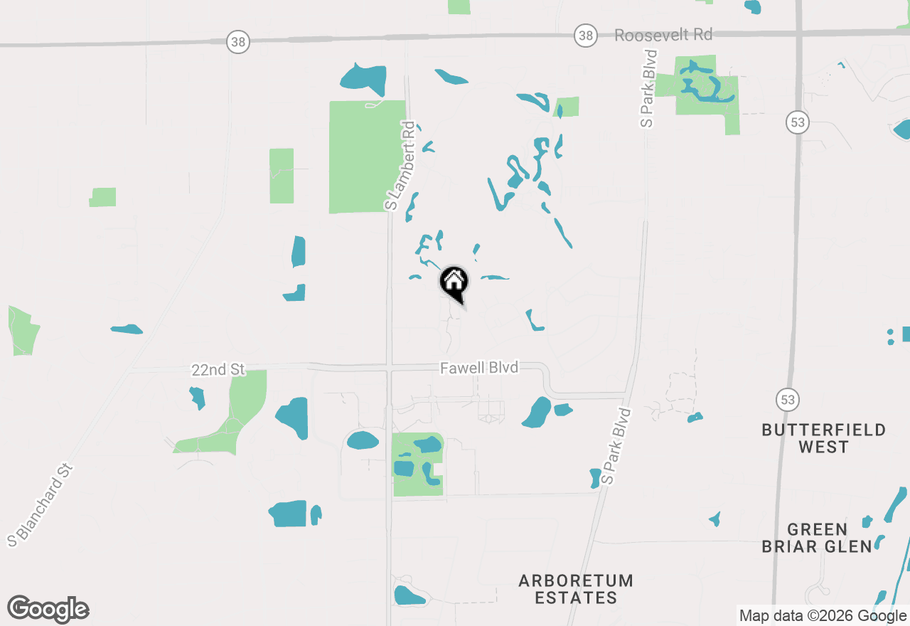 Map of 382 Sandhurst Circle #7, Glen Ellyn, IL 60137