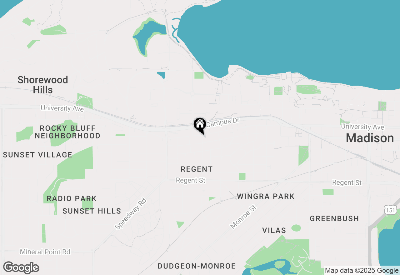 Map of 334 N Allen Street #5, Madison, WI 53716