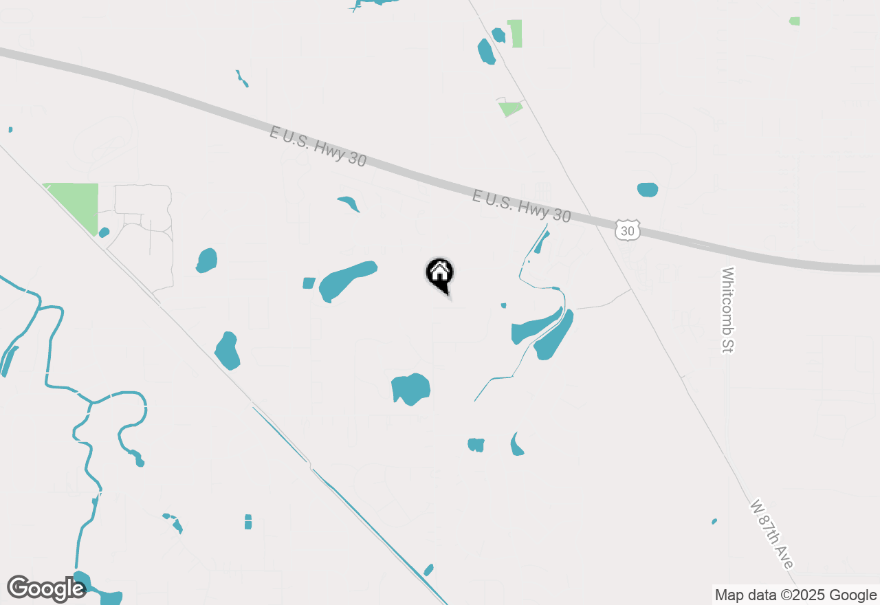 Map of 5544 Maggie Mae Court, Crown Point, IN 46307