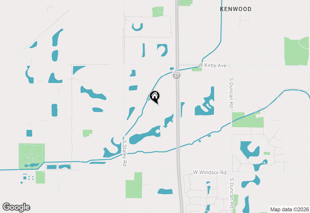 Map of 1914 Trout Valley Drive, Champaign, IL 61822