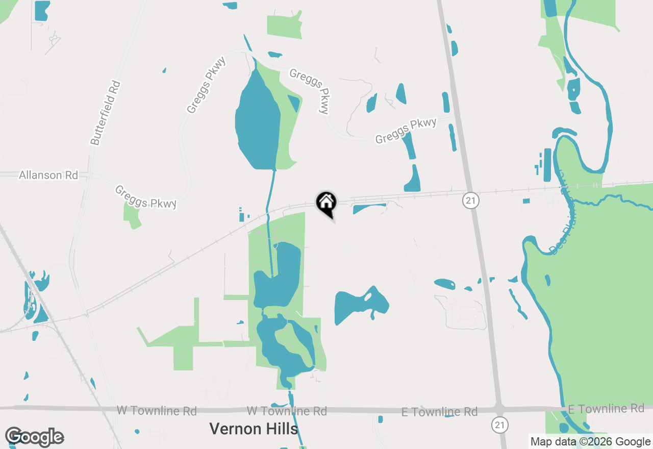 Map of 1411 Wentworth Court #1411, Vernon Hills, IL 60061