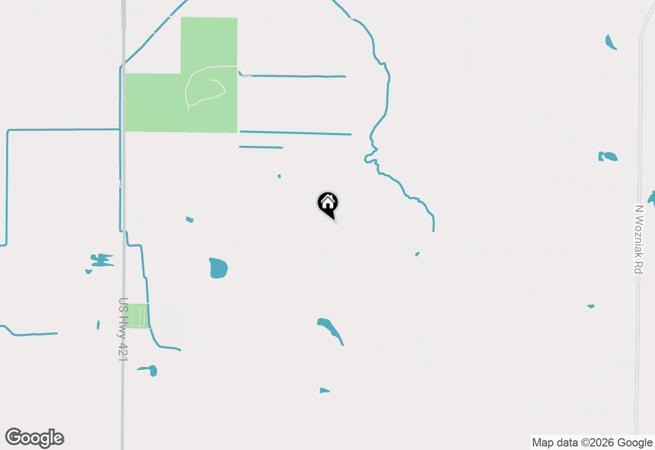 Map of 9102 W Valley Court, Michigan City, IN 46360