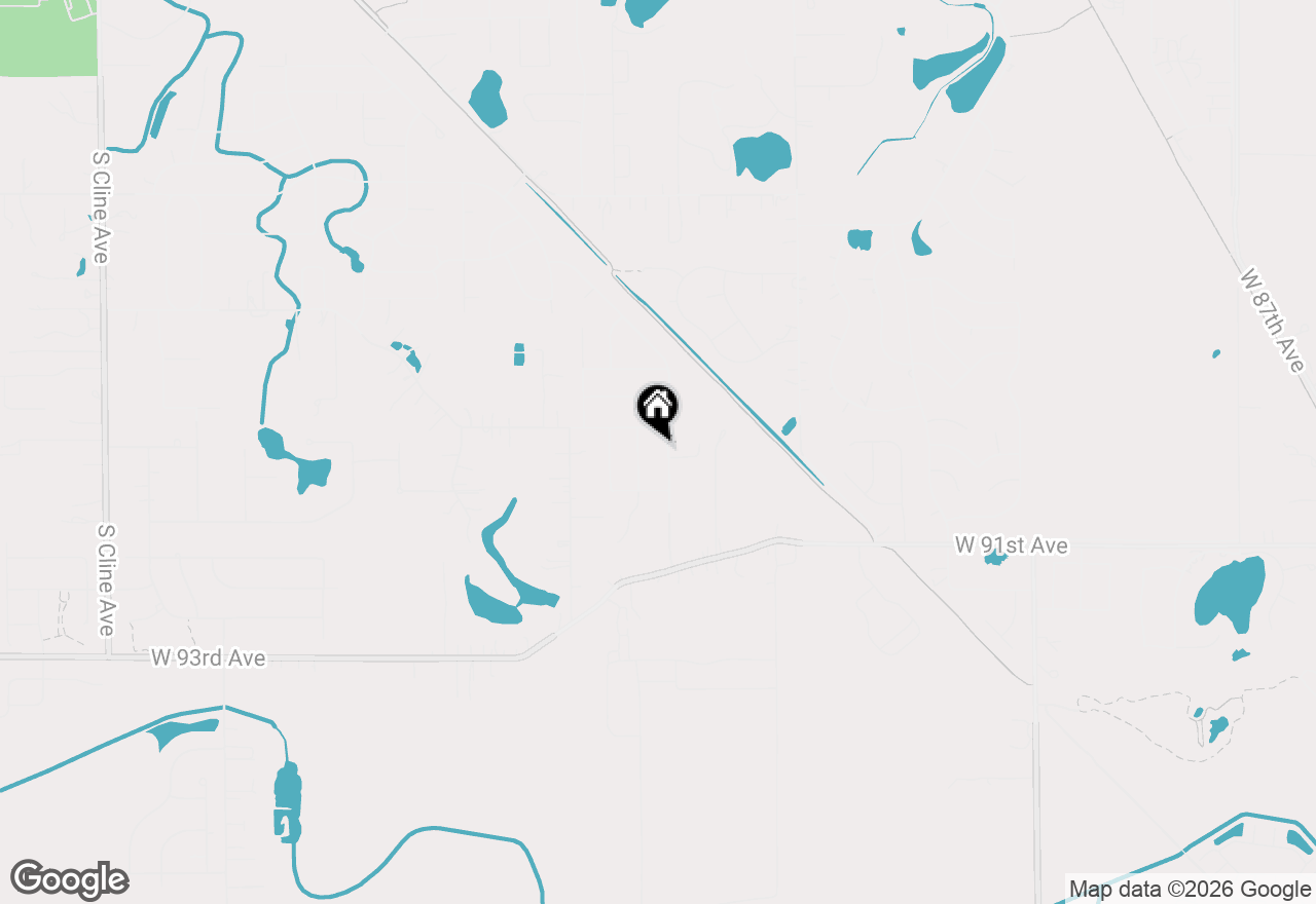 Map of 8940 Calhoun Place, Crown Point, IN 46307