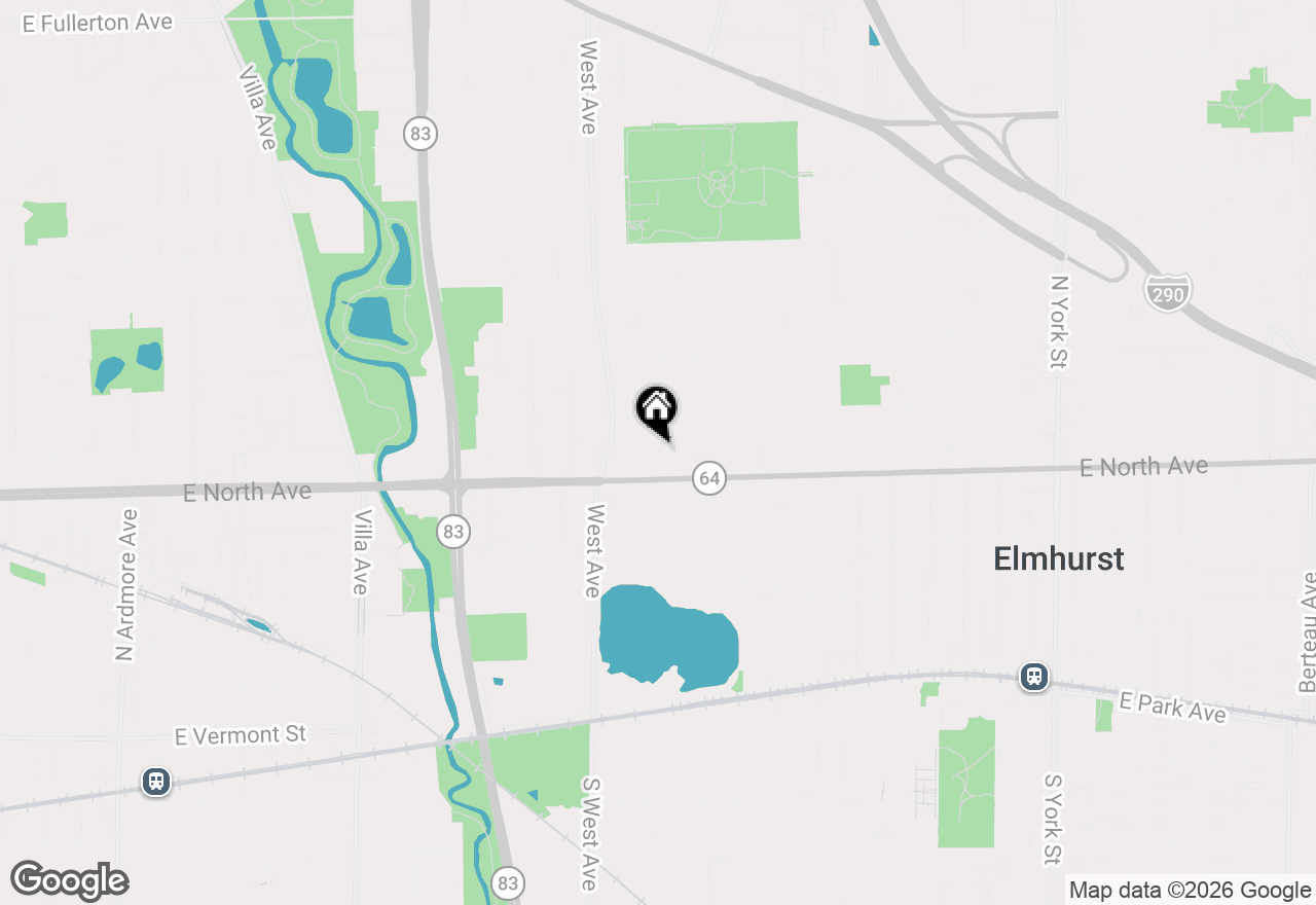Map of 312 N Highview Avenue, Elmhurst, IL 60126
