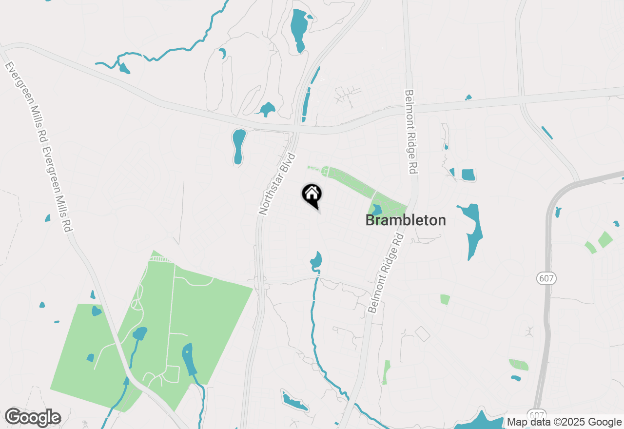 Map of 22966 Cabral Terrace, Brambleton, VA 20148