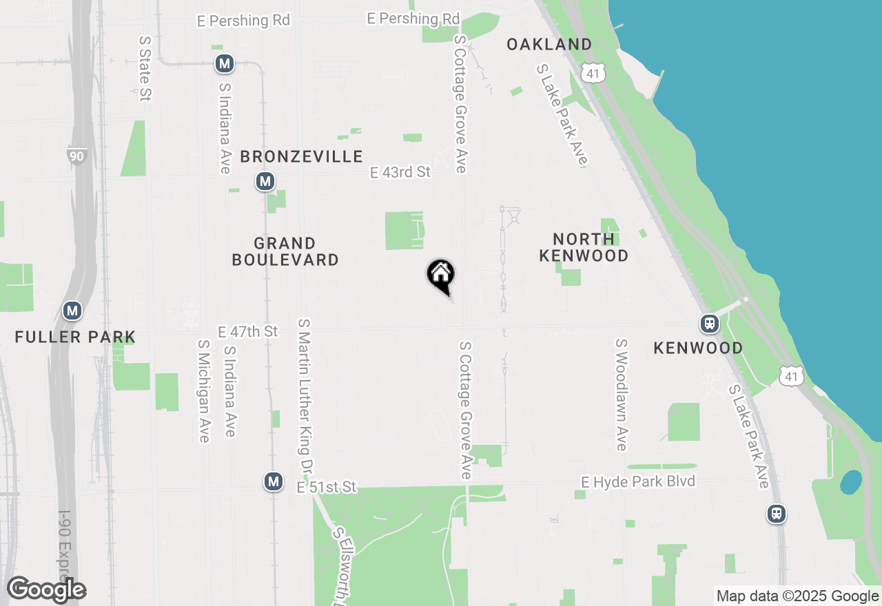 Map of 4620 S Evans Avenue, Chicago, IL 60653