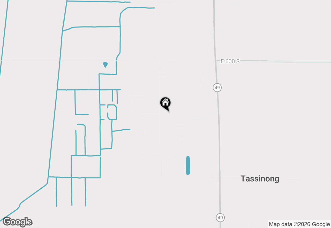 Map of 645 S 150 E, Kouts, IN 46347