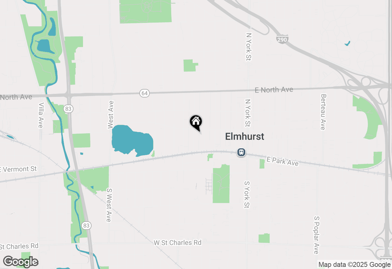 Map of 147 N Evergreen Avenue, Elmhurst, IL 60126
