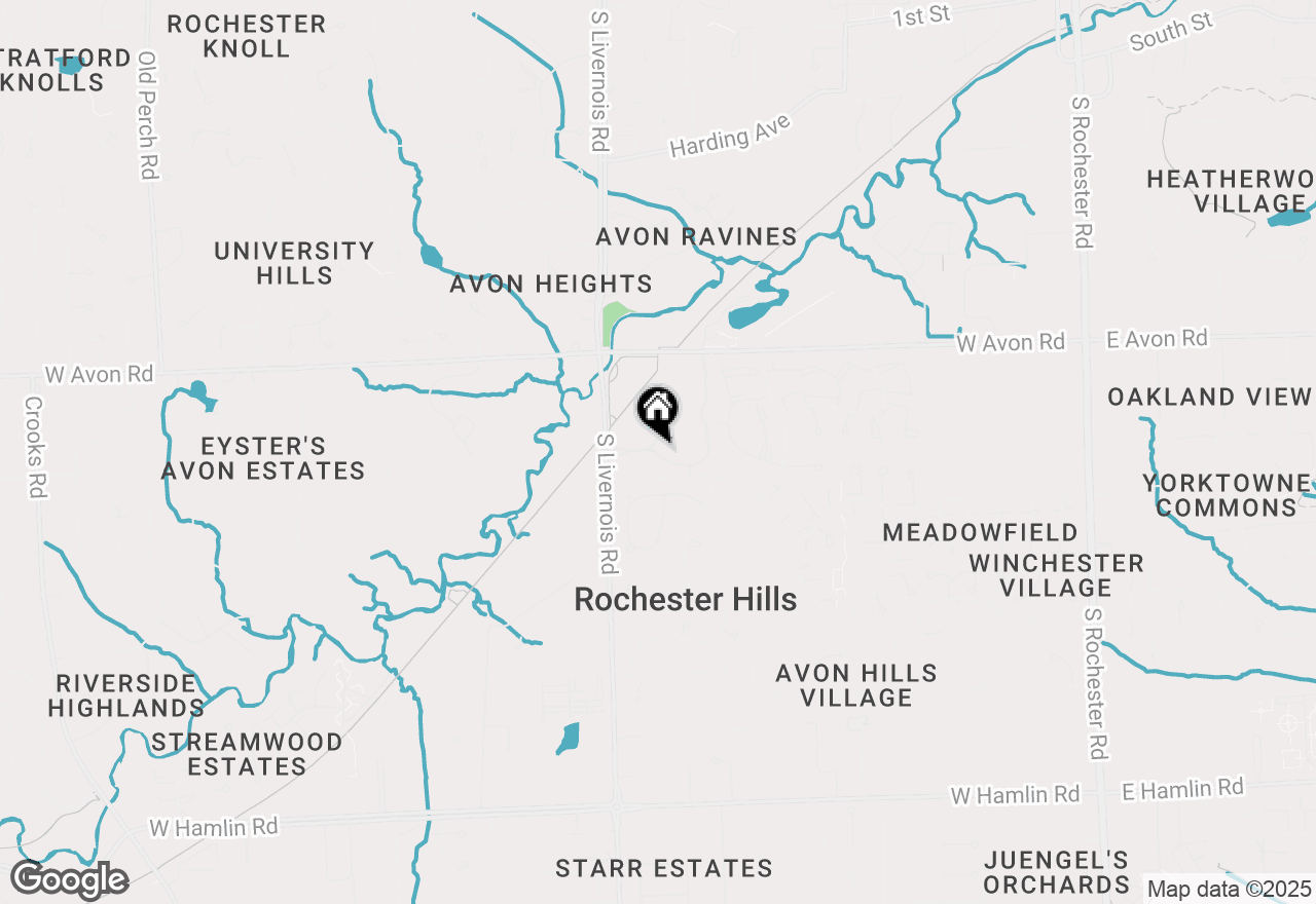 Map of 947 Wexford Way, Rochester Hills, MI 48307