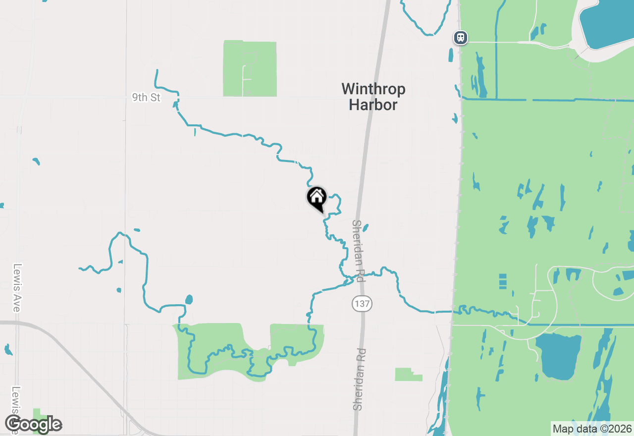 Map of 2205 13th Street, Winthrop Harbor, IL 60096