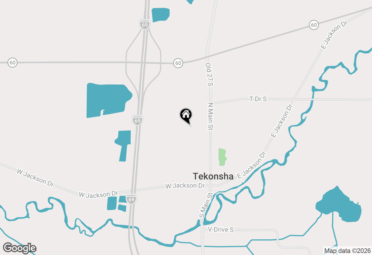 Map of VL N Elm Street, Tekonsha, MI 49092
