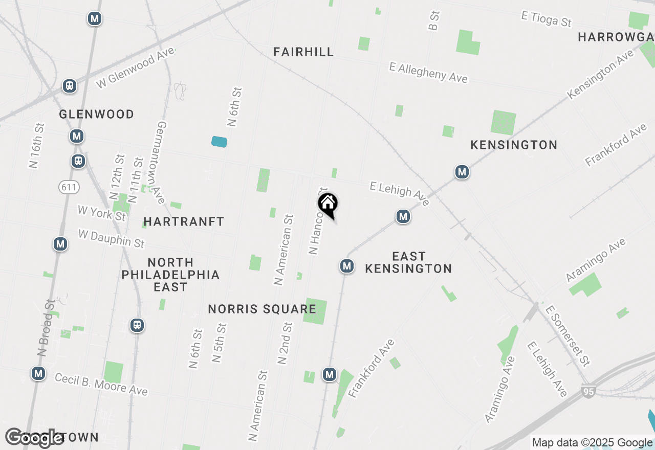 Map of 2500 N Mascher Street #7, Philadelphia, PA 19133