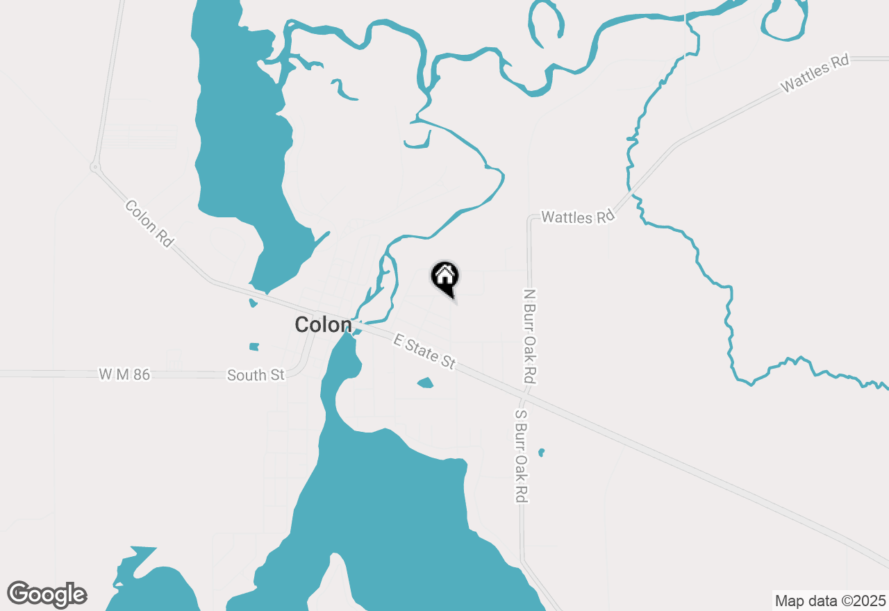 Map of 325 Dallas Street, Colon, MI 49040